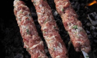 Kebab Lula z mielonej wieprzowiny na grillu - 5 przepisów na gotowanie w domu