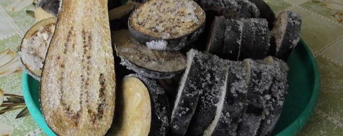 Jak zamrozić bakłażany w zamrażarce na zimę - 6 przepisów krok po kroku