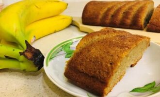 Babeczka bananowa - przepis w piekarniku